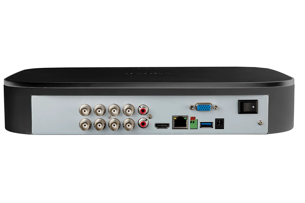4K 8-Channel Wired DVR with Advanced Motion Detection Technology and Smart Home Voice Control