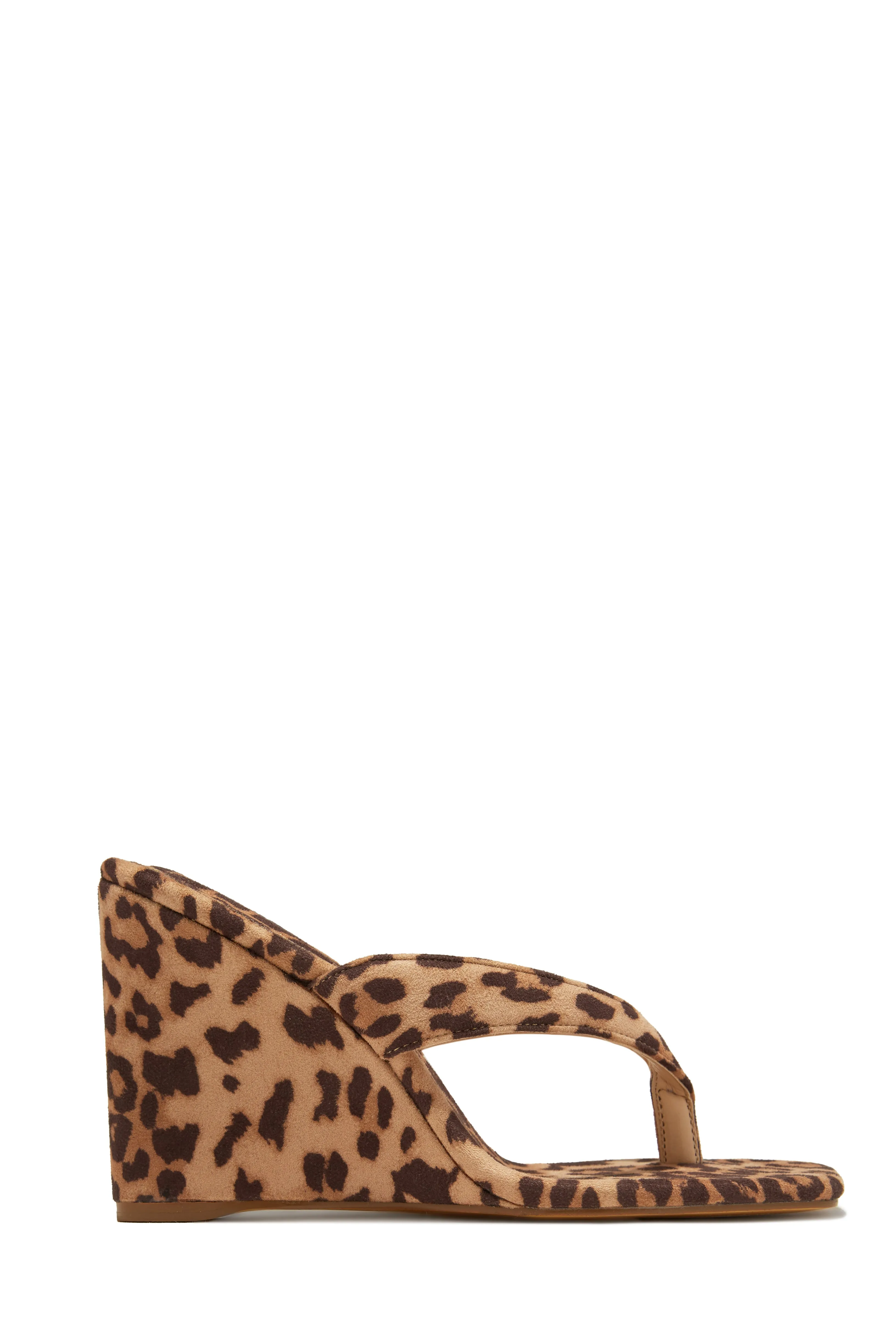 Alena Wedge Heel Mules - Orange