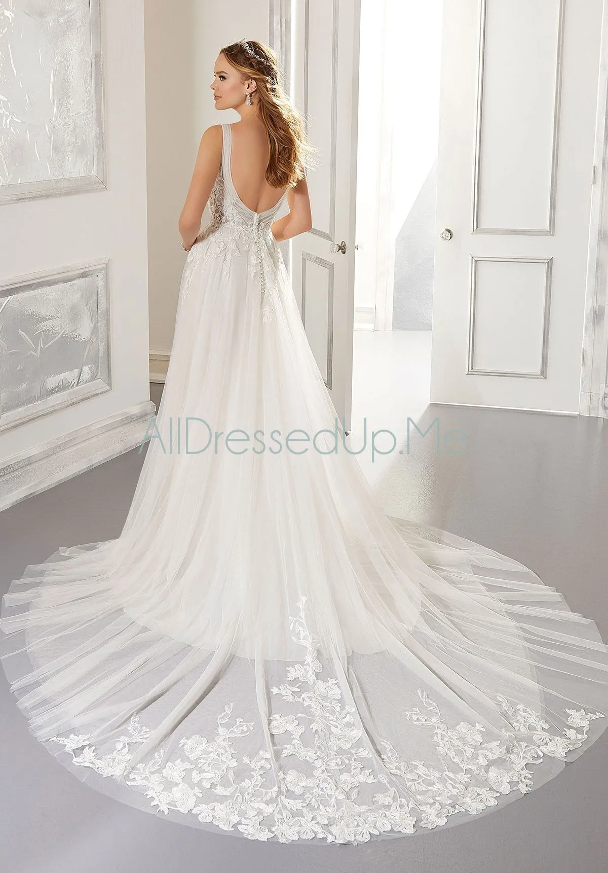 Blu - Amanda - 5864 - Cheron's Bridal, Wedding Gown