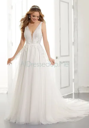 Blu - Amanda - 5864 - Cheron's Bridal, Wedding Gown