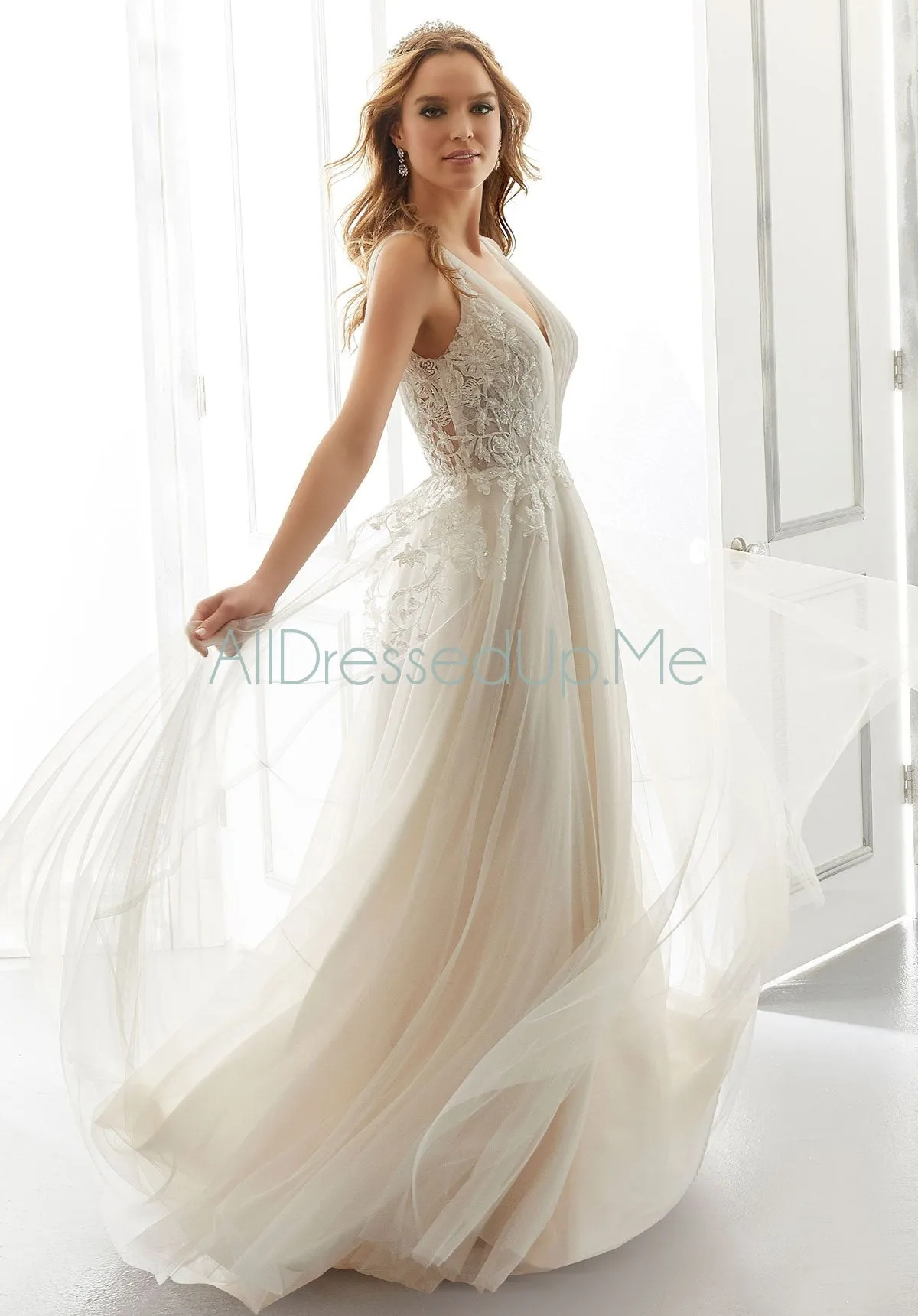 Blu - Amanda - 5864 - Cheron's Bridal, Wedding Gown