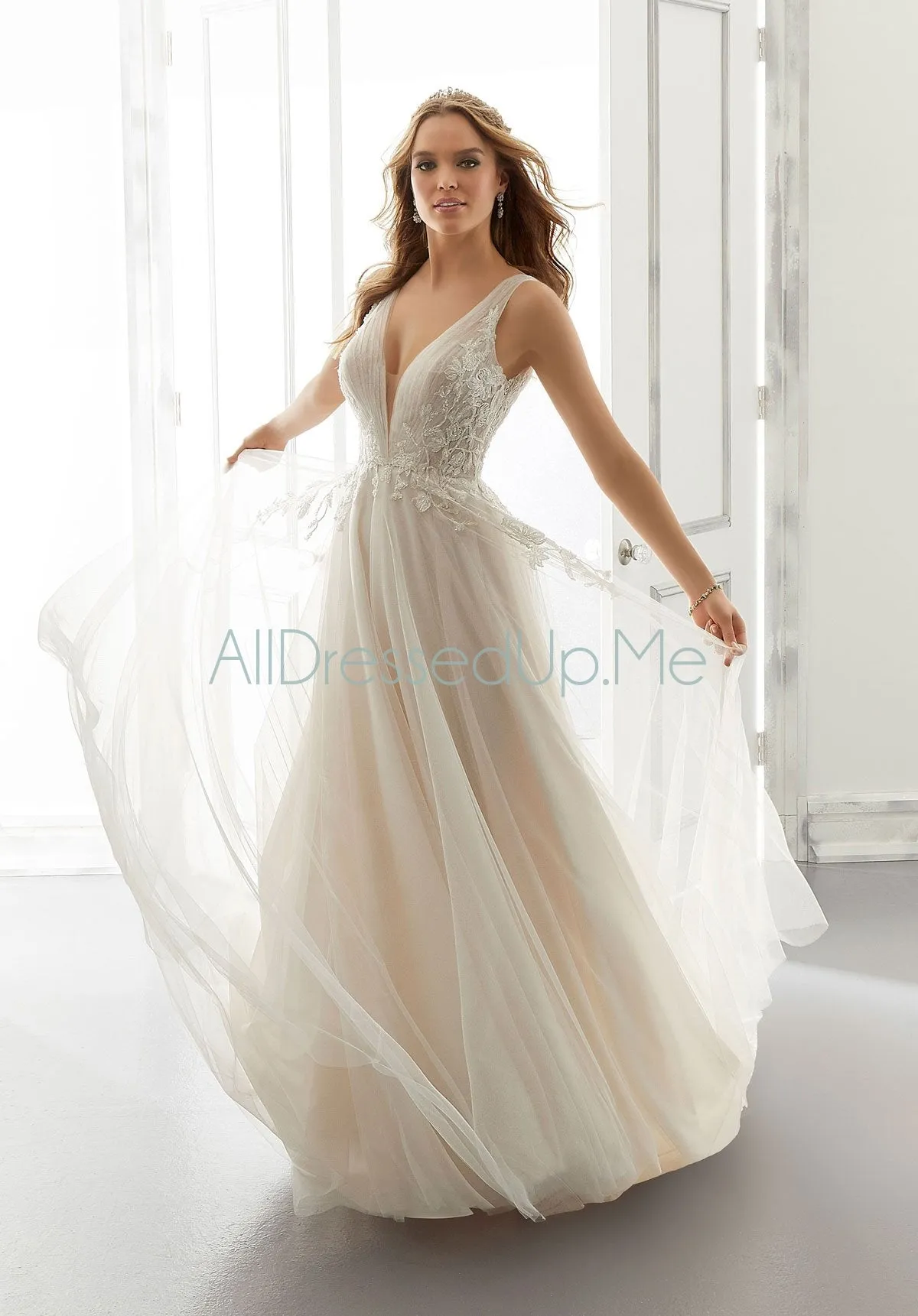 Blu - Amanda - 5864 - Cheron's Bridal, Wedding Gown