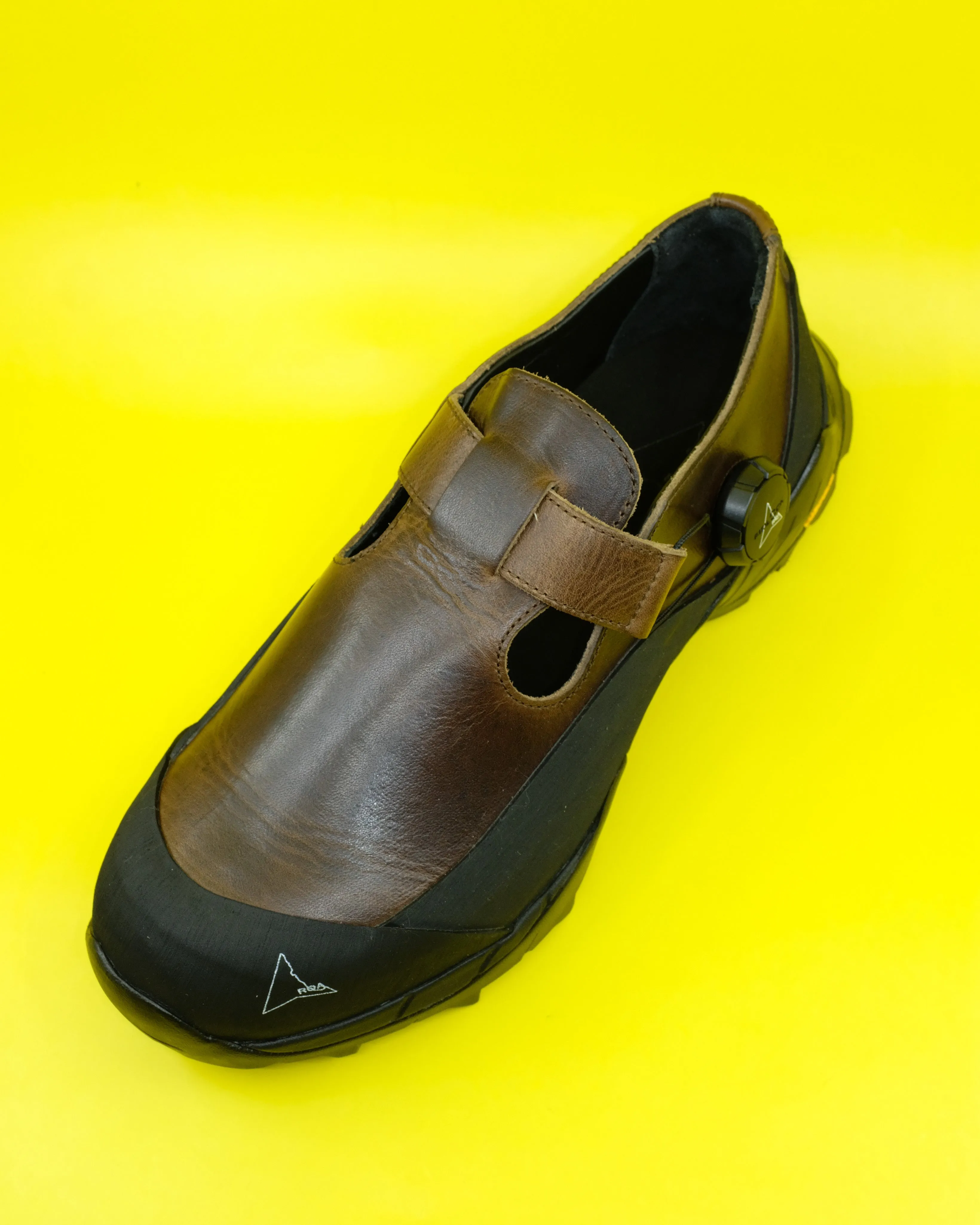 Brown Black Leather Pala Mary Jane