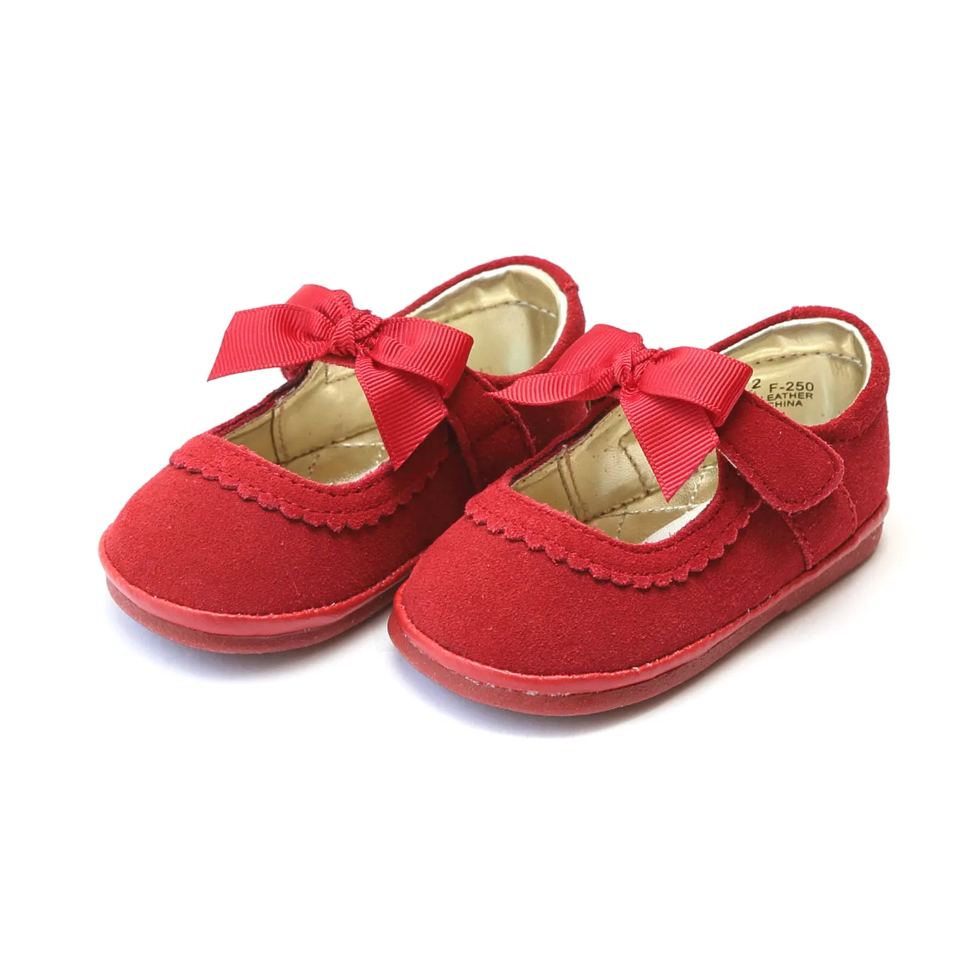 Elsa Leather Grosgrain Bow Strap Mary Jane - Babies & Toddlers