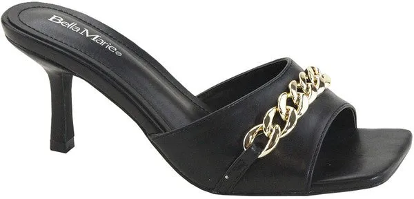 Gwen Gold Strap Mule