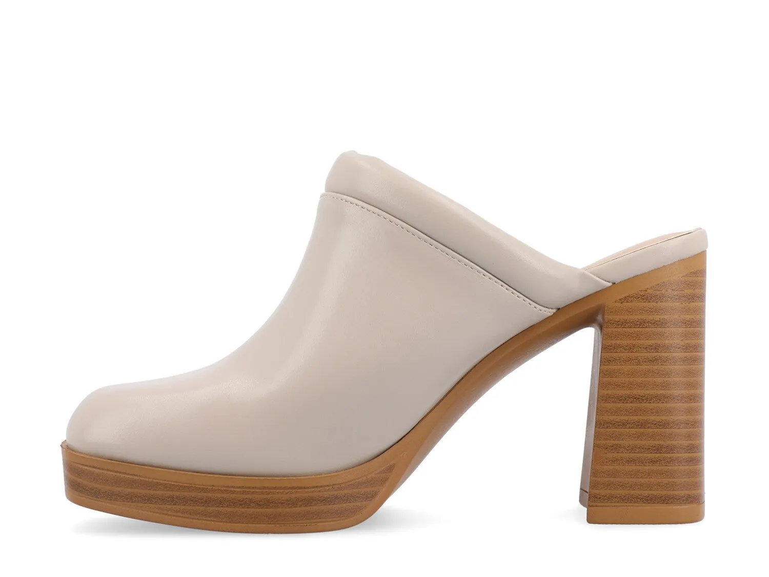 Journee Collection Izara platform mules, gray