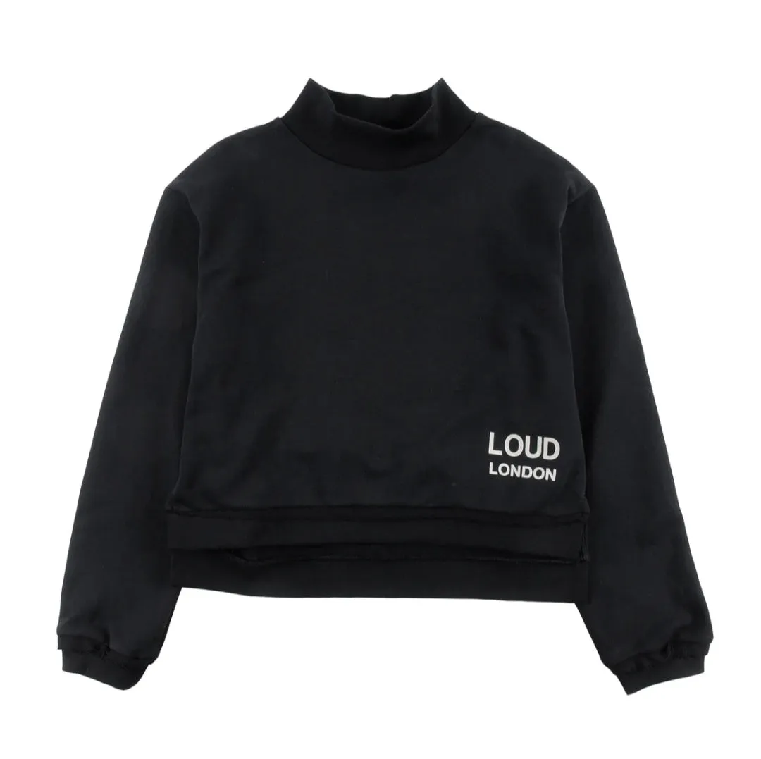 LOUD APPAREL DESIRE OVERSIZE BLACK SWEATER