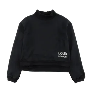 LOUD APPAREL DESIRE OVERSIZE BLACK SWEATER