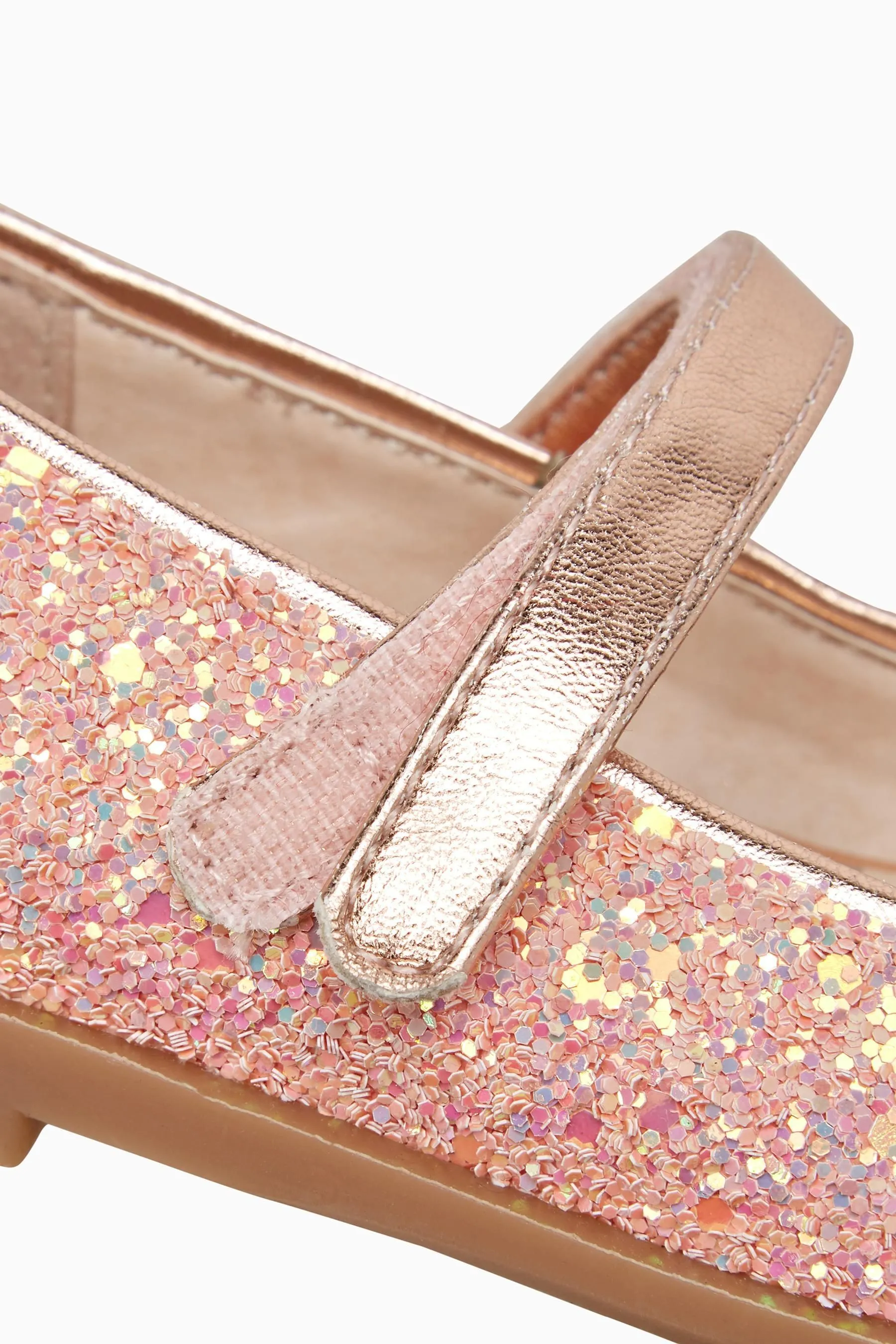 Next Pink Glitter Mary Jane Baby Girls Shoes