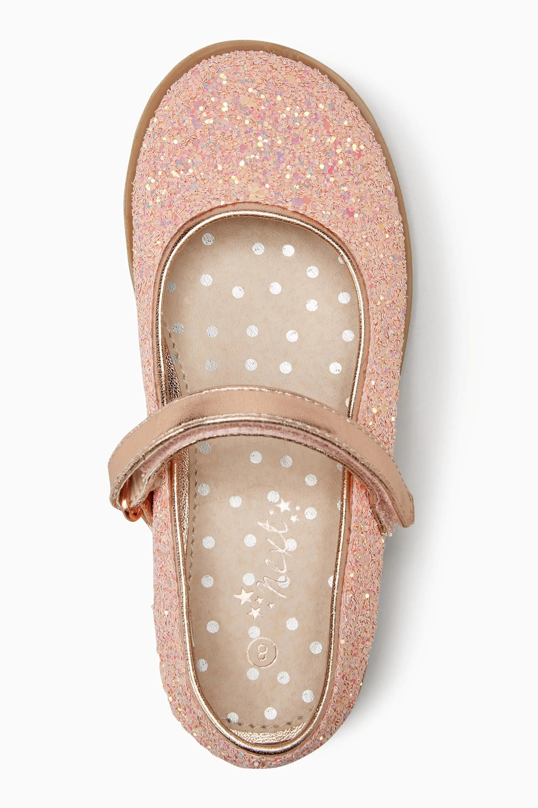 Next Pink Glitter Mary Jane Baby Girls Shoes