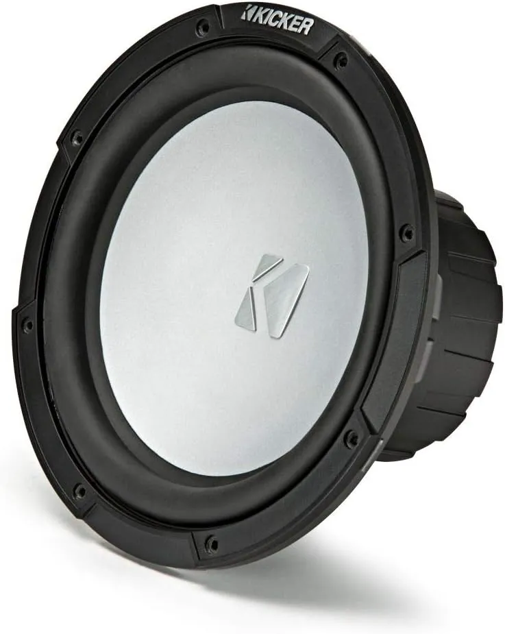 Open Box - Kicker KMF10 10-inch (25cm) Weather-Proof Subwoofer for Freeair Applications, 4-Ohm