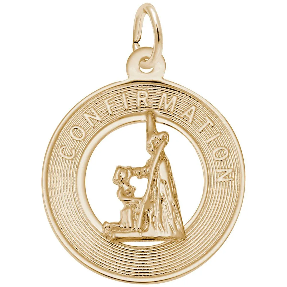 Rembrandt Charms - Confirmation Open Disc Charm - 3314
