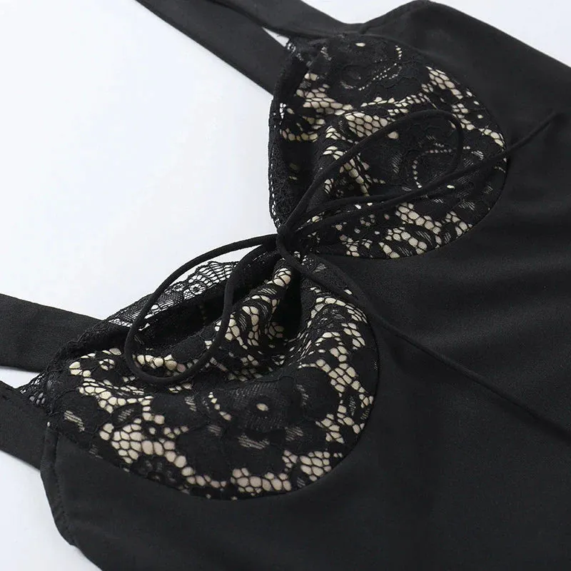 Zorah A Line Lace Mini Dress